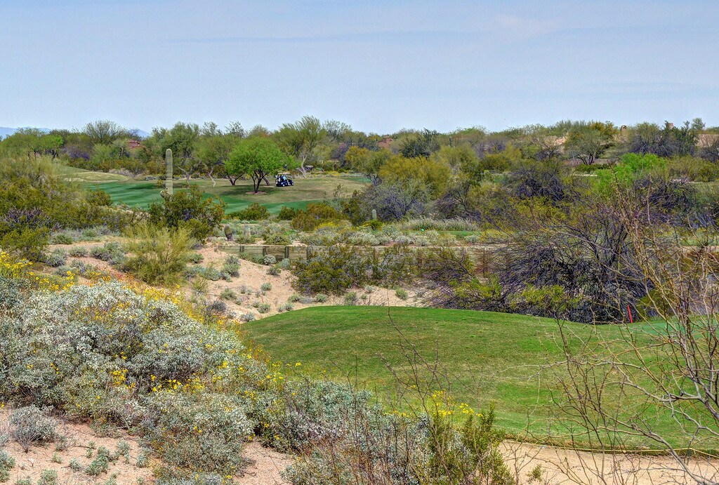View from bedroom & deck - 19475 N Grayhawk Dr (Scottsdale, AZ)