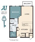 A1 floor plan Emeline Heights