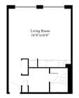 Studio 380 sq. ft.