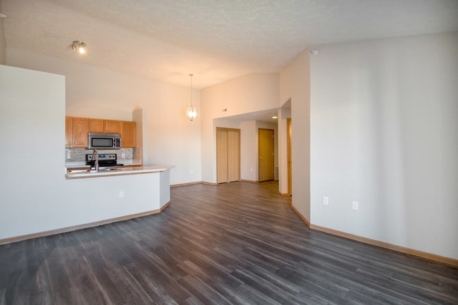 Upgraded Living Room - Fairfax Apartments West