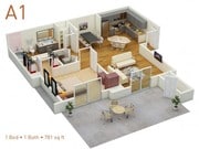A1 sq ft 781-781