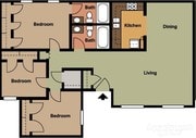 3BR/2BA