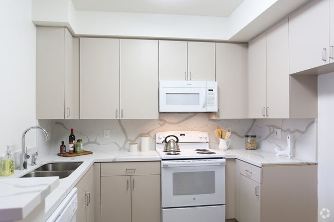 Quartz Counters Contemporary Design - California Villages Valley Village