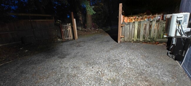 Driveway from house @ night - 15010 26th Ave NE Unit MIL