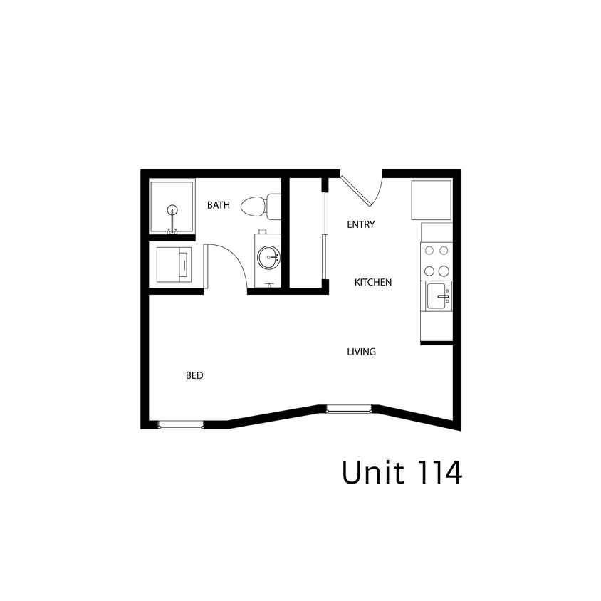 Floor Plan - Studio - Type 5