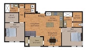 2A floor plan The Tobin Estate