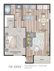 630 Square Feet (*Washer & Dryer in Select Units)