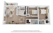 2 bedroom 2 bath