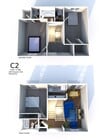 C2 3 Bed 2 Bath 1425 Square Feet
