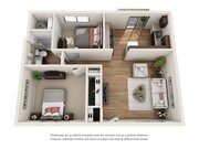 2x1 Floor Plan