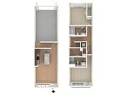 TH2 - floor plan, unfurnished