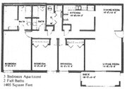 3BR/2BA