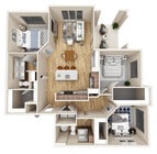 Plano de planta C1 de Ascend en McKinney North