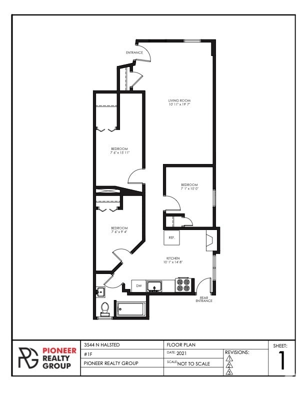 Building Photo - 3542 N Halsted St Unit #3544-1F Rental