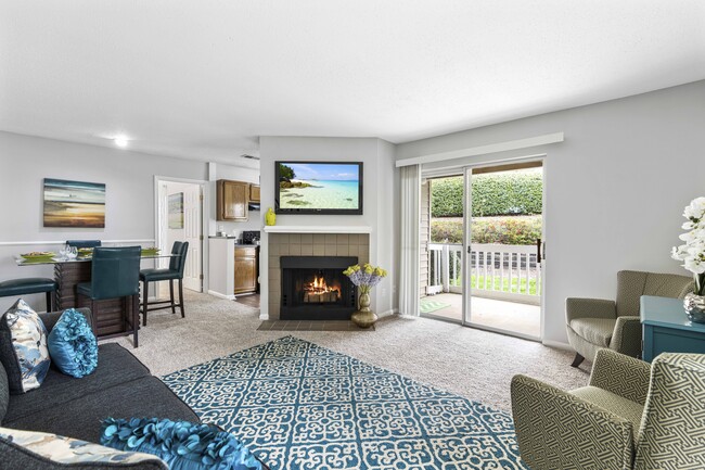 Living Room - Bryn Athyn at Six Forks Apartments