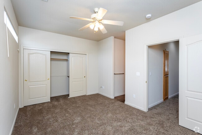 2BR, 1.5BA - 1,100SF - Second Bedroom