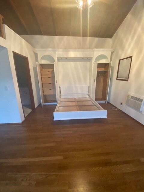 Built in Murphy bed and wardrobe