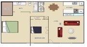 2BR/1BA