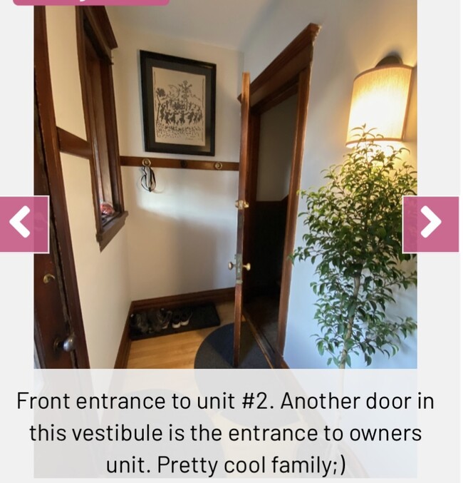 Vestibule entry to the second floor - 2515 N Mozart St Apartments Unit 2515 Mozart 2