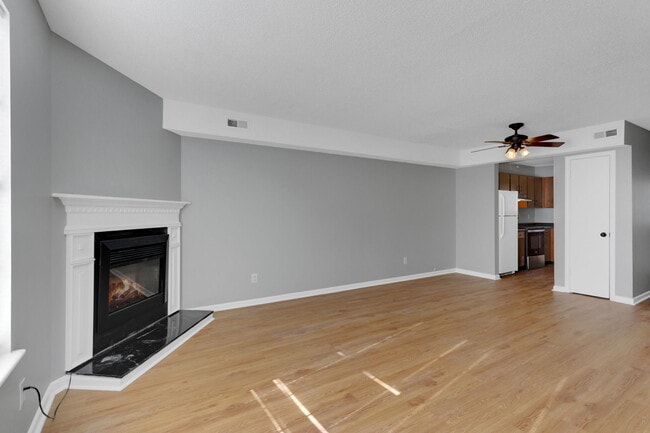 Living Room with Fireplace - 103 Montague Dr