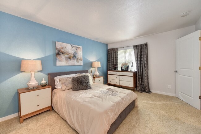 Master Bedroom with Large Window