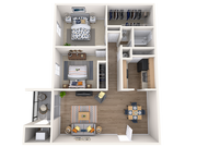 B1 floor plan Waterloo Flats