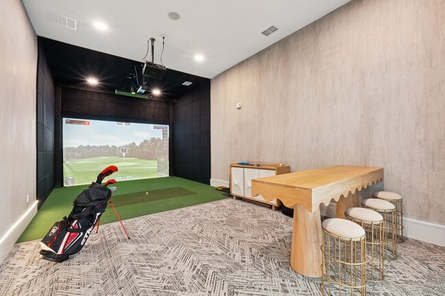 Multisport Simulator Bay - Practice golf and play virtual sports year-round from the convenience of home.
