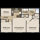 2BR/1.5BA