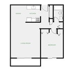 1BR/1BA