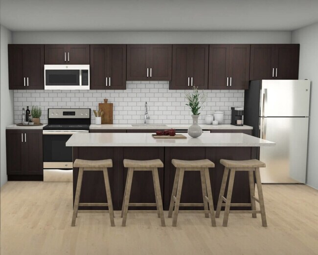 2 BEDROOM VILLA KITCHEN - Rush River Commons