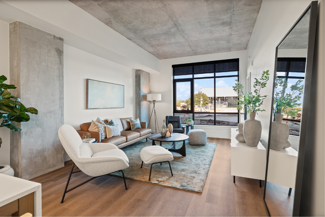 One Rangers Way open floor plan in Arlington, Texas