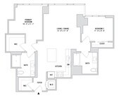 Two Bedroom B5 - 1142 Sq. Ft. - Residences 2004-3604