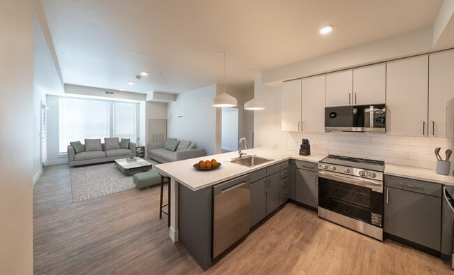 Kitchen and Living Room