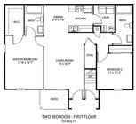 TWO BEDROOM - FIRST FLOOR