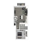 Pier - 1 Bedroom - 3D Furnished