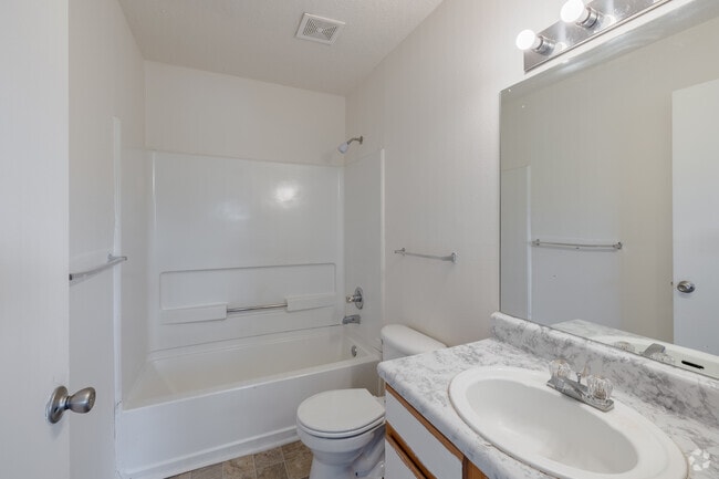 3BR, 2BA - 1300SF, Primary Bathroom
