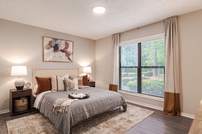 Serene bedroom with private, en-suite bathroom