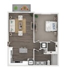 A2 floor plan Mira Crystal Lake