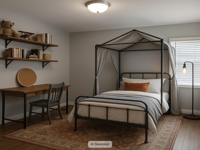 Dormitorio n.° 2/oficina en casa (preparado virtualmente) - 10239 S 8th Ave Unidad 3