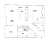 The-Aven-B2-2BR-1315sf