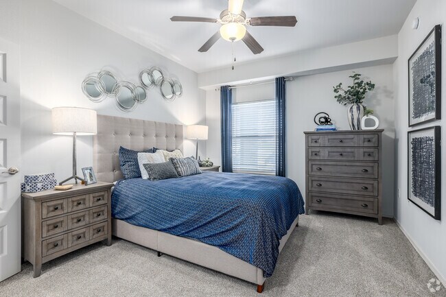 2BR, 2BA - 1,108SF - Primary Bedroom - Artisan Crossing Apts