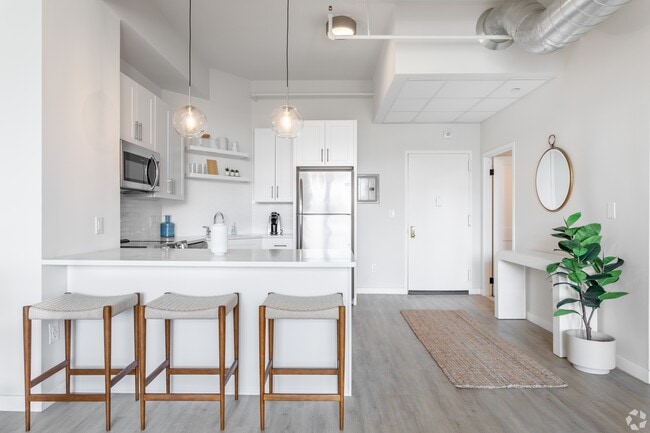 Welcome to Luckey Platt, where modern design meets comfort. This stylish kitchen boasts sleek finishes, ample storage, and an inviting layout perfect for culinary adventures. Schedule your tour today and envision your new home living here!