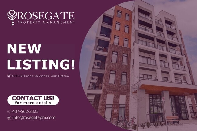 Building Photo - Modern 1-Bedroom Condo with Parking, Locker & Balcony – Only Hydro – York Unit 408