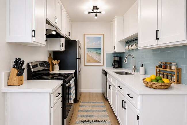 staged casa kitchen