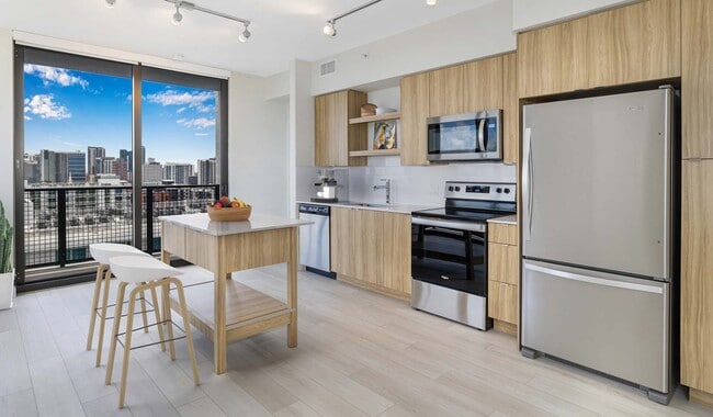 Discover a home with ample natural light and wood floors