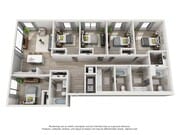 4 Bed, 2 Bath Deluxe