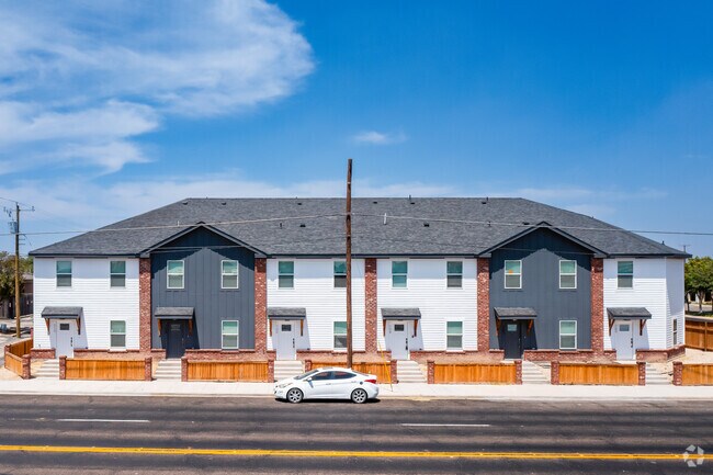 Overview of Newly Constructed Townhomes - 7th Street Townhomes