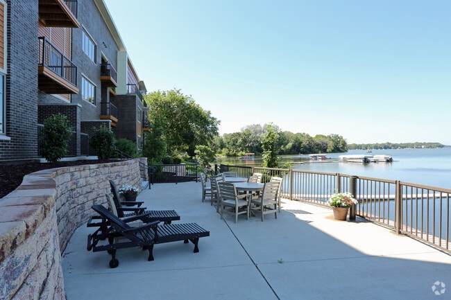 Lake edge terrace