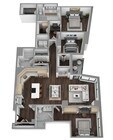 Floor Plan PH06 - 3D