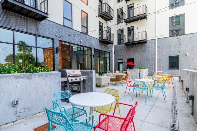Outdoor Lounge with Grills - Blackstone Corner